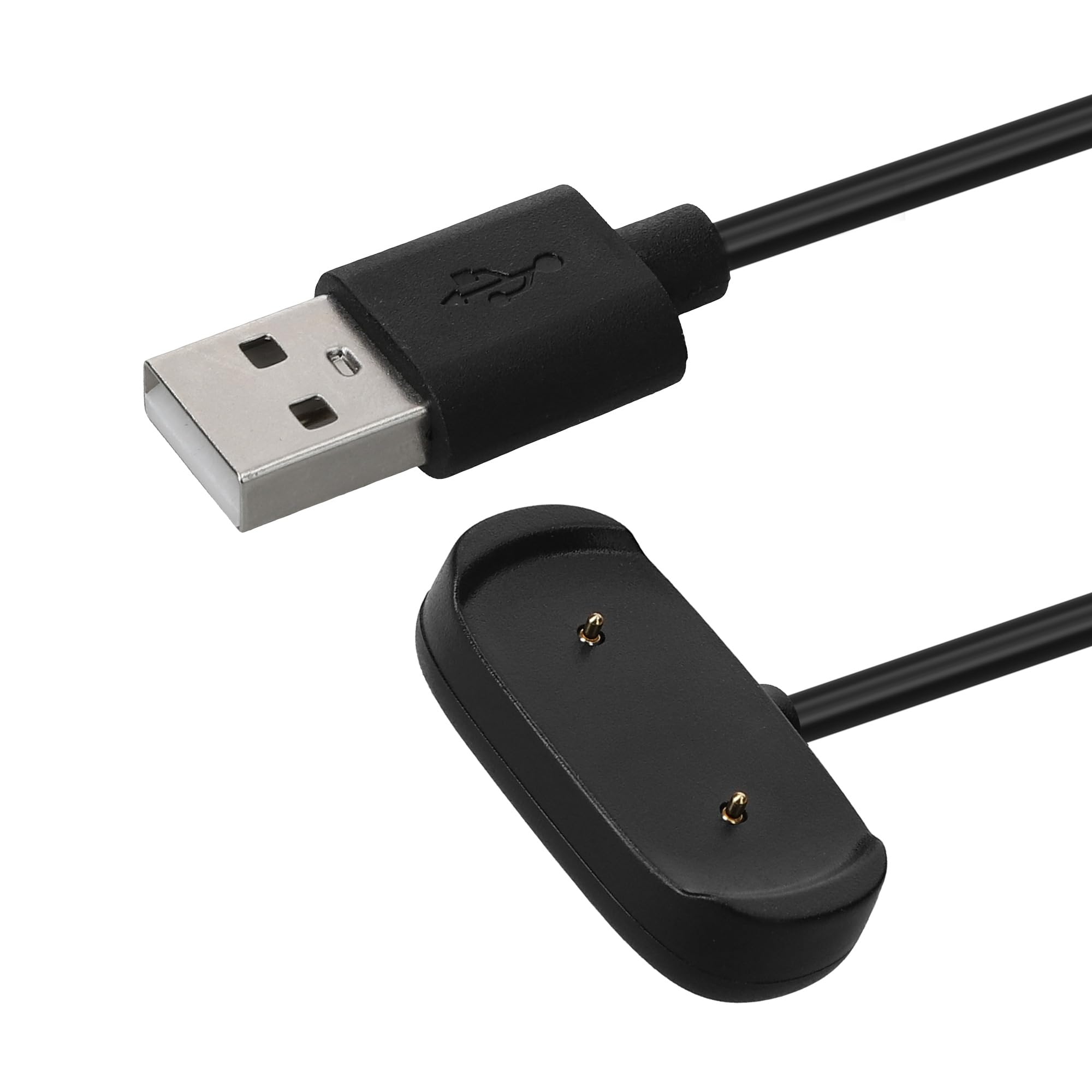 kwmobile Cable de carga compatible con Huawei Amazfit Bip 5 / GTR Mini/Amazfit Active/Active Edge cable - Conector USB con base de conexión para smartwatch - 100