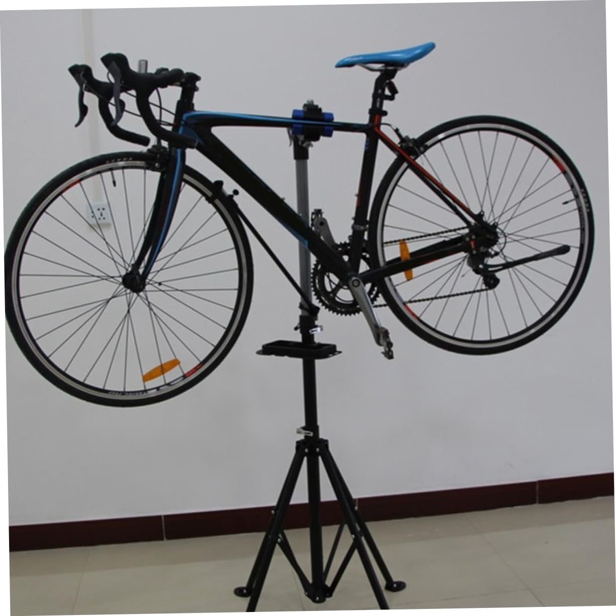 POPETPOP 1pc Simple Wall-mounted Bike Rack for Easy Install Cycling Hanger Clamp Design Tidy Storage for Home Garage