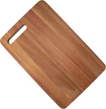 Deconox Acacia Cutting Board Antibacterial Washable Chopping Board Rectangular 34x22CM | Antibacterial and Washable Acacia Cutting Board - Ideal for Your Hygienic and Durable Chopping Works