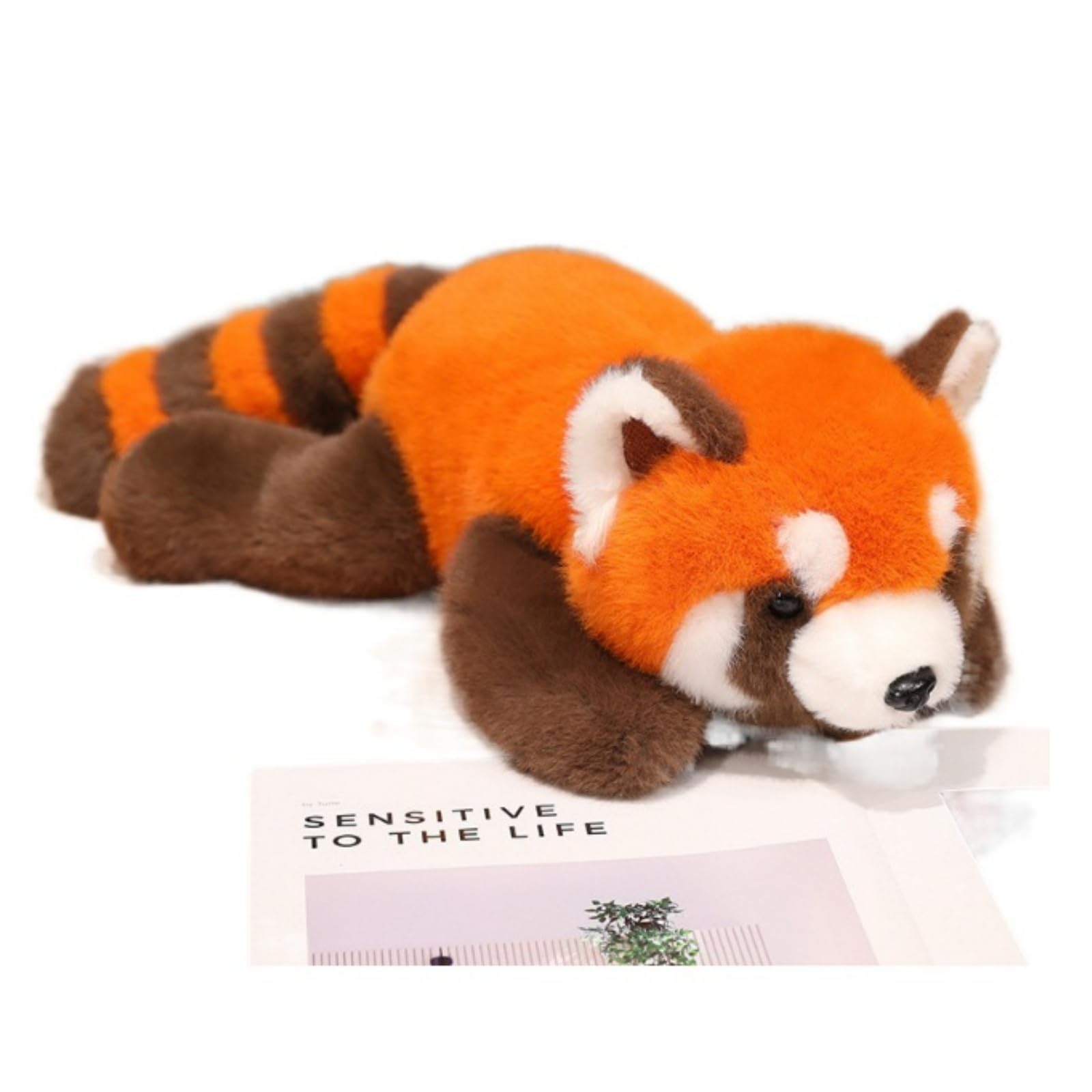 Pluszowa Panda Czerwona 30cm/45cm/60cm, pluszowa zabawka szop, super miękka, komfortowa, przytulna, słodka poduszka ciała, pluszowe misie panda, prezenty urodzinowe dla chłopców i dziewczynek 45cm