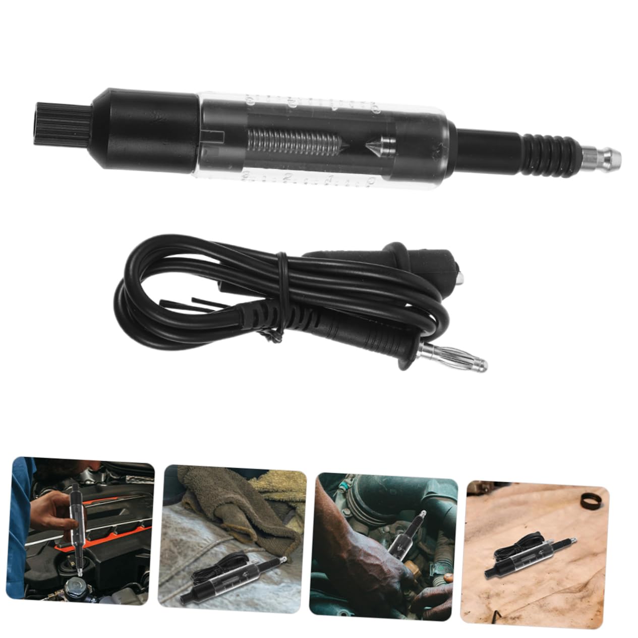 2pcs Spark Ignition Tester Tool for Vehicle Accurate High Voltage Coil and Spark Testing Essential Automotive Diagnostic Equipment