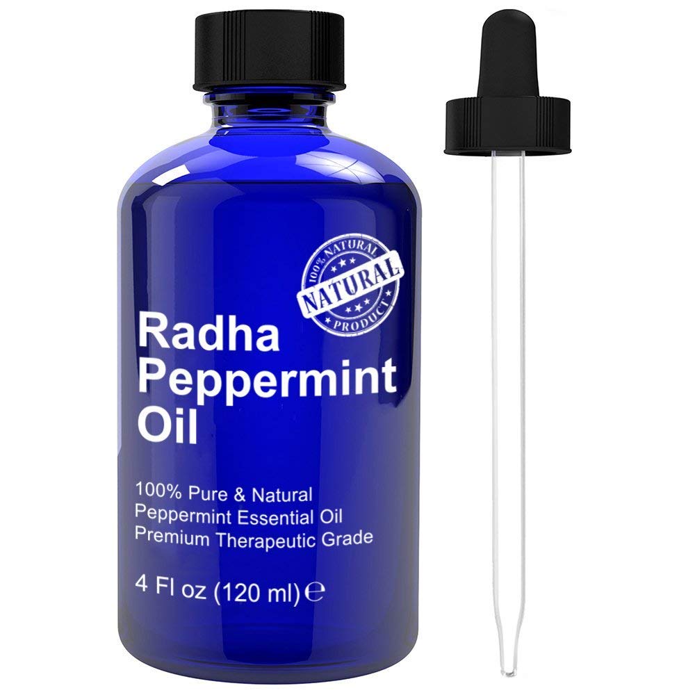 Peppermint Essential Oil 4 oz - 100% Pure & Natural Mentha Peperita Therapeutic Grade