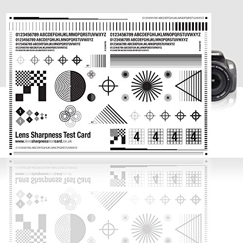Scheda di prova per la nitidezza dell'obiettivo