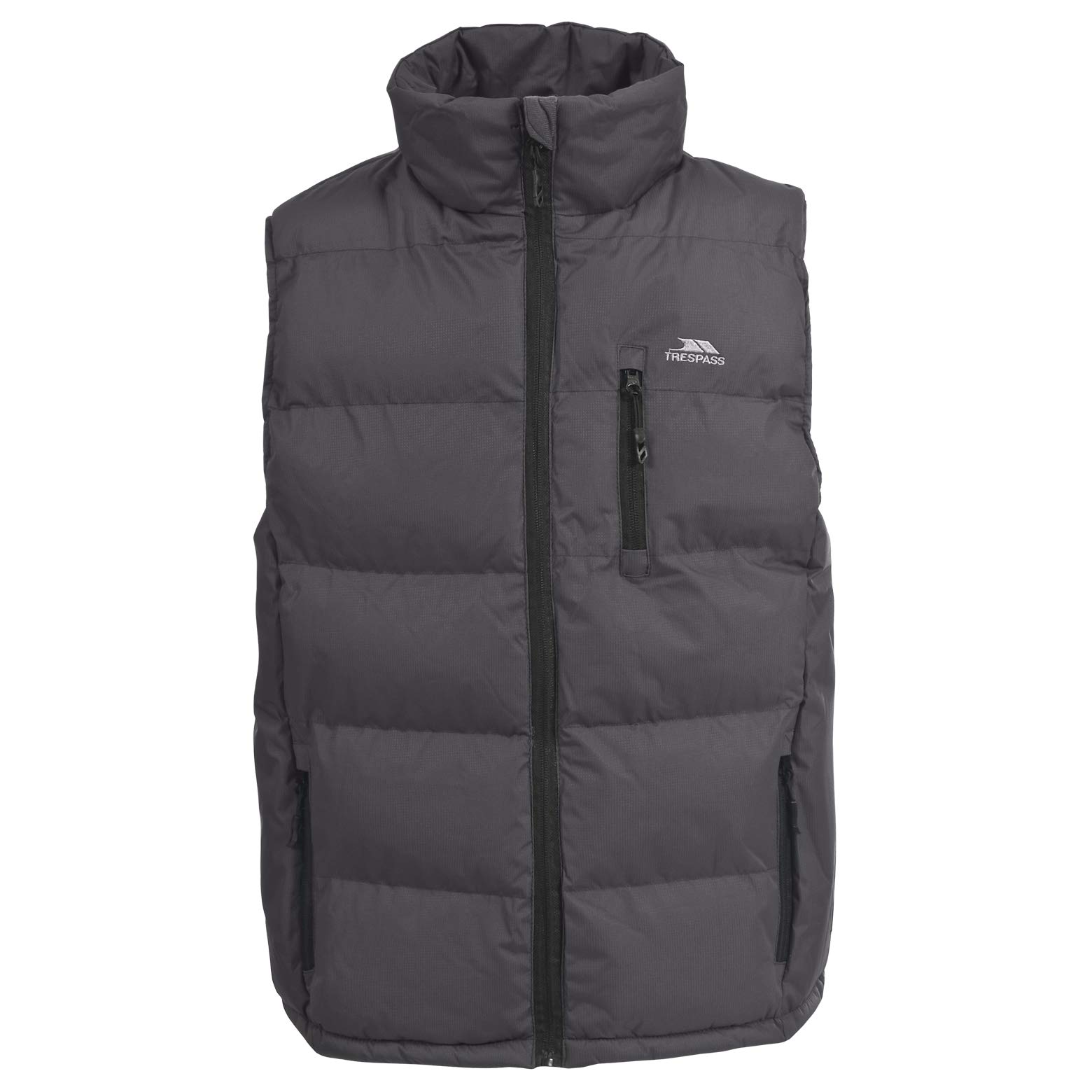 Men's Clasp Padded Gilet, Black, S