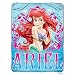 Disney Princess Mermaid Ariel "Coral Reef" Micro Raschel Throw - 46"x60"