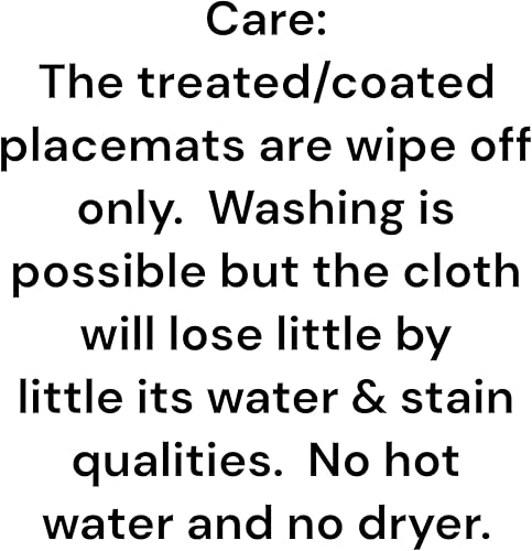 Miniatura 4 de French Provence - Juego de 2 manteles individuales 100% algodón recubierto de acrílico, reversible, 18 x 14 pulgadas, ideal para todos los días o