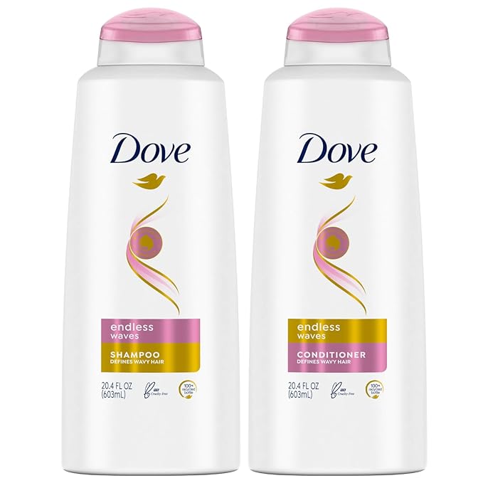 Dove Shampoo and Conditioner Set Sulfate Free Endless