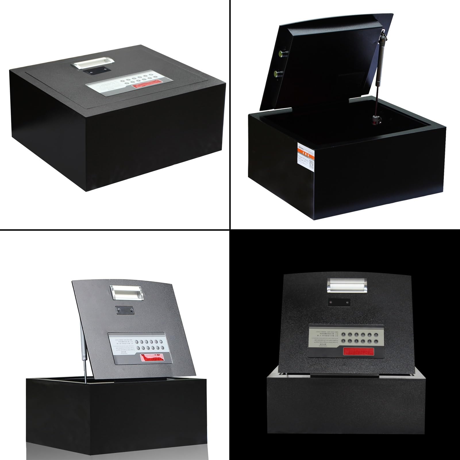 Cassaforte da Pavimento Safe con Chiave Cassetta di Sicurezza Cassaforte da Armadio per Hotel, Ufficio, Casa(40x35x18cm/16x14x7in)