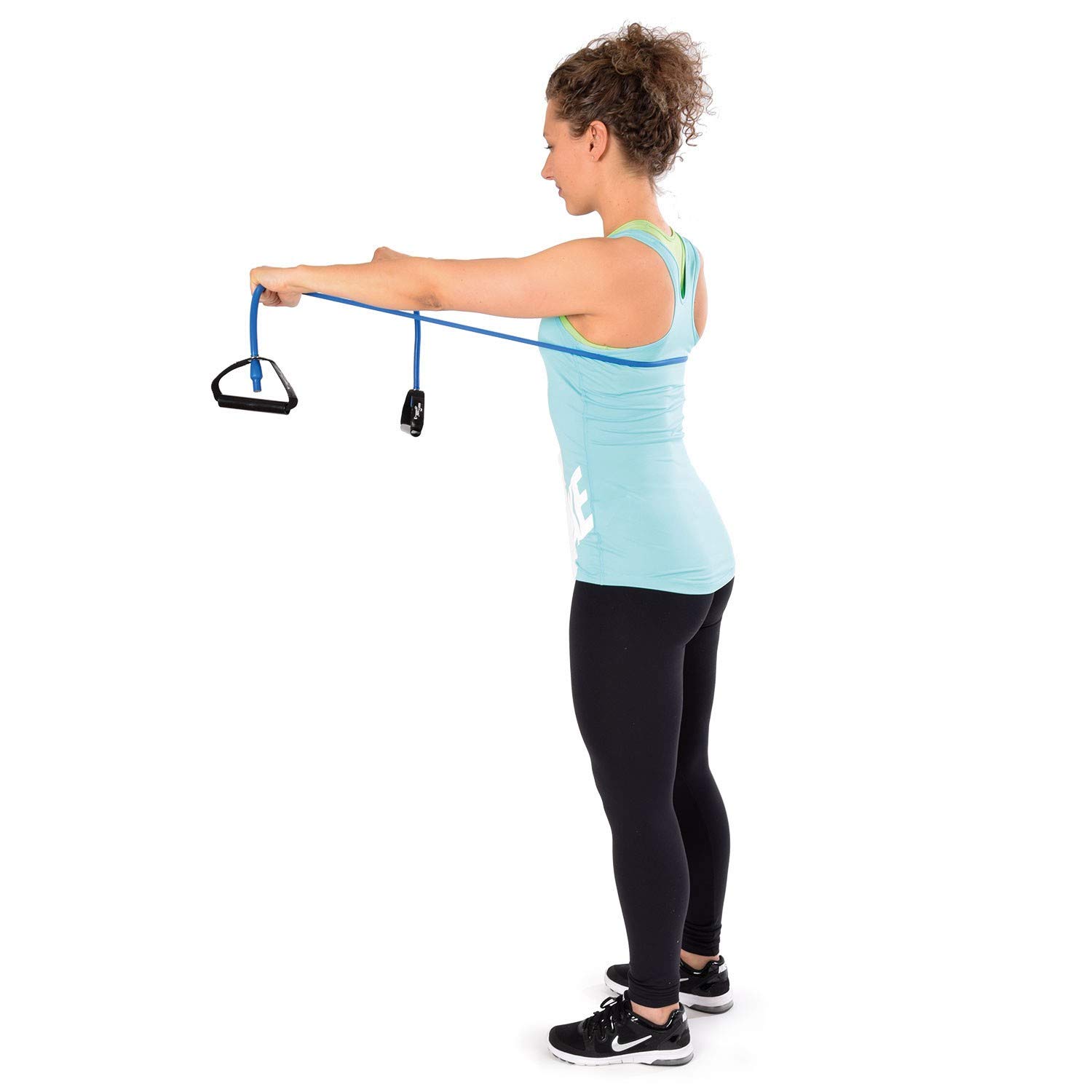 10er Paket Dittmann Body Tube blau Expander Gymnastikband Trainingsband Fitness