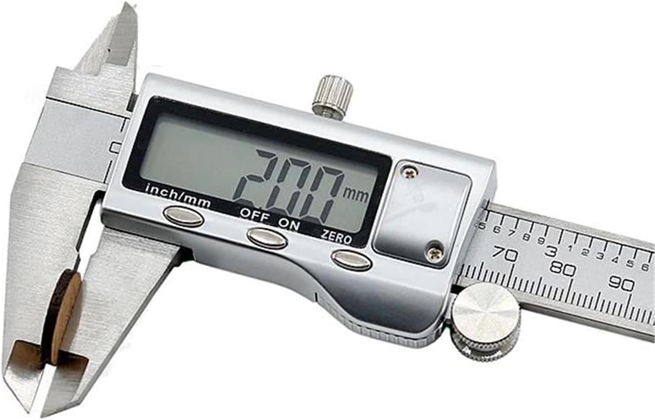 ギターメンテナンスツール ギター製作ツール プラスチック/ステンレススチール LEDデジタルディスプレイ キャリパー(01)