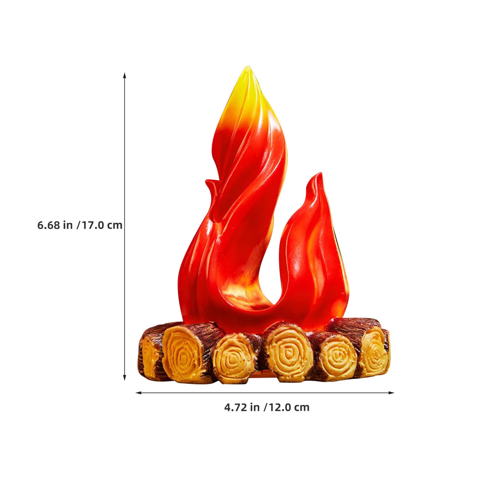 Lámpara de Llama LED 1W Efecto Fuego 3D Luz Nocturna Decorativa para Dormitorio Iluminación Ambiental Cálida sin Deslumbramiento Lámpara Portátil a Pilas para Hogar y Navidad