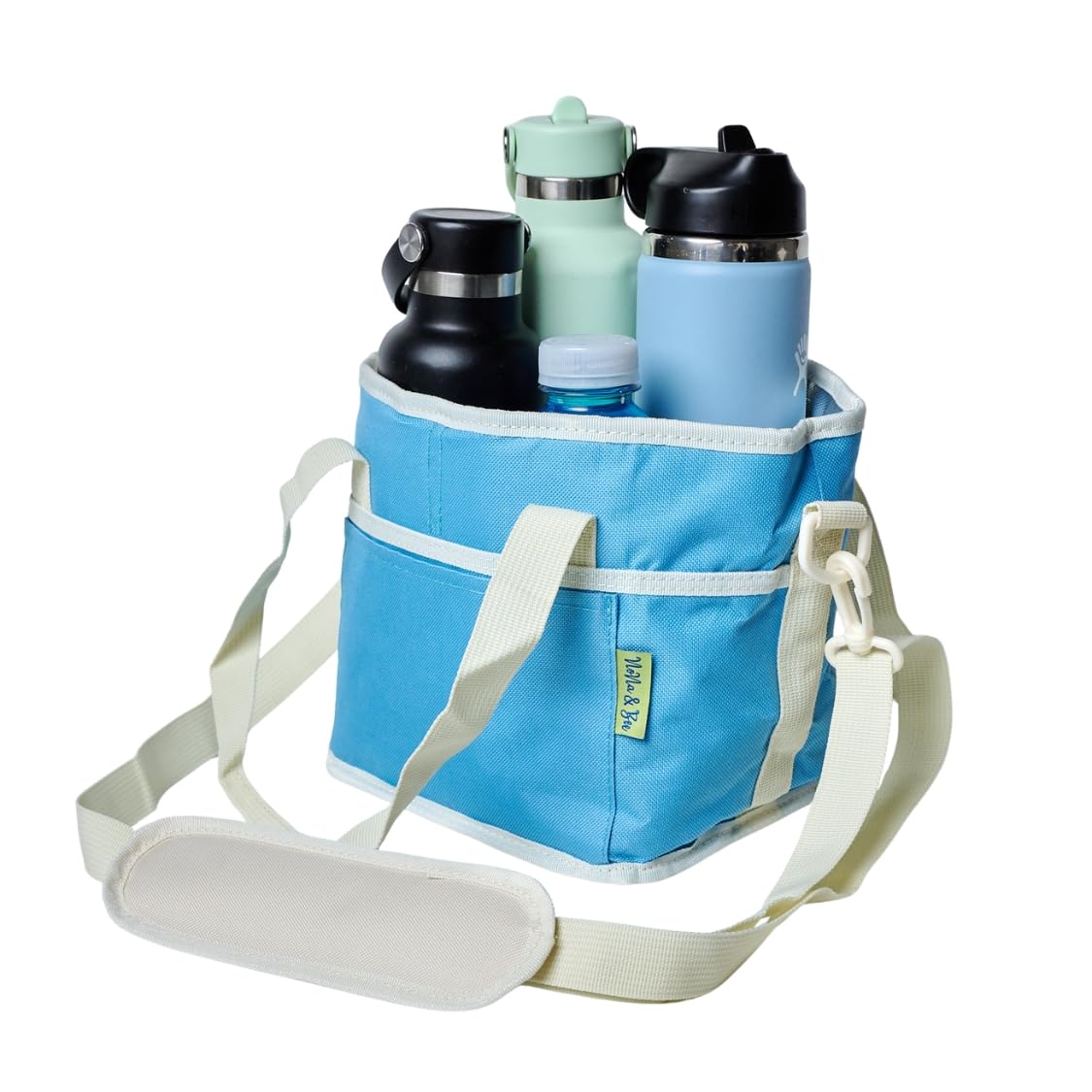 Amazon.com : NoNa & Bee 4 Water Bottle Holder with Strap | Family