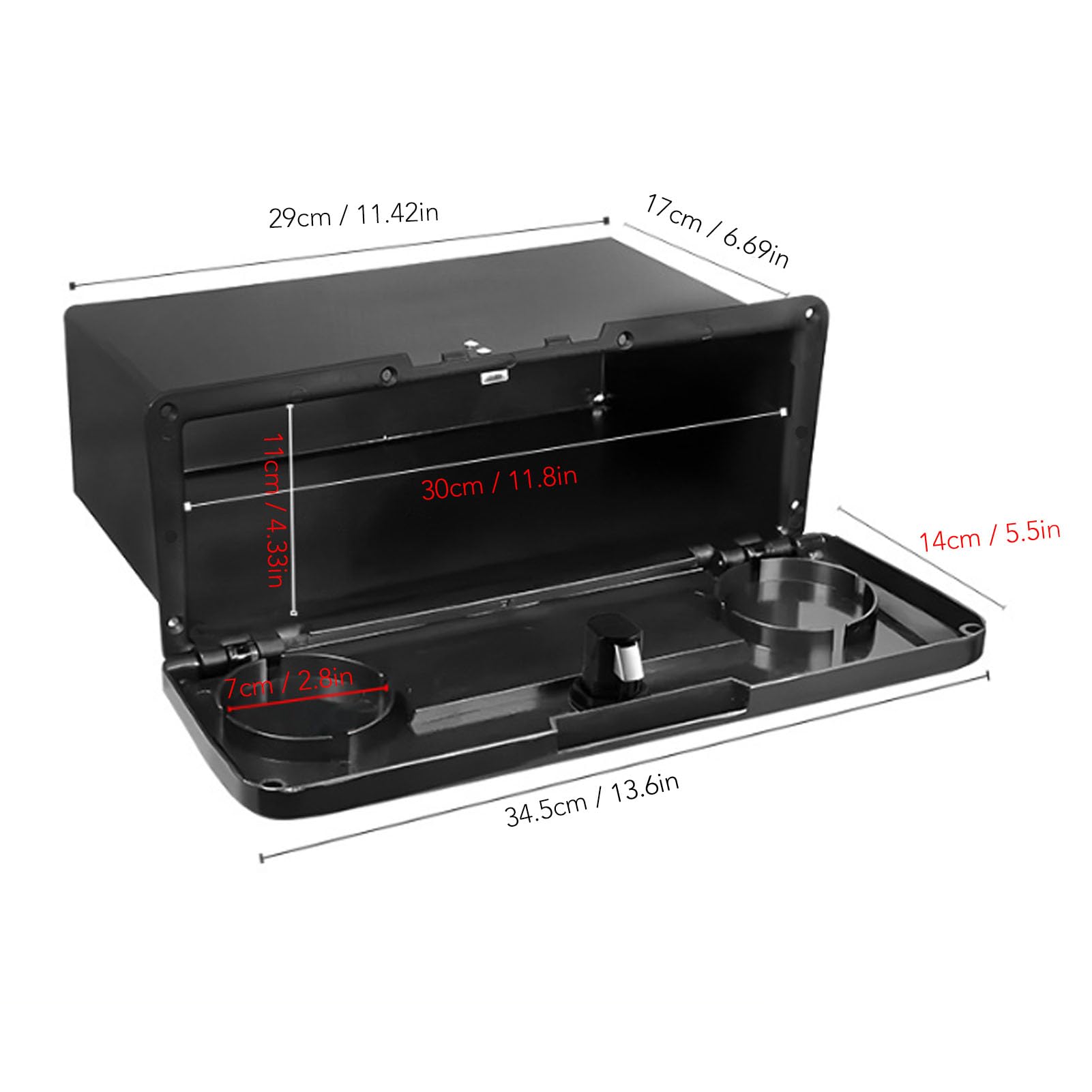 Compartimento Stoccaggio Barca, ABS Glove Box Dete Deck Sostituzione con Chiusura a Bottone Nascosta per Tagli Pesca, Barche a Vela, Yacht, Portello Accesso per Pioggia