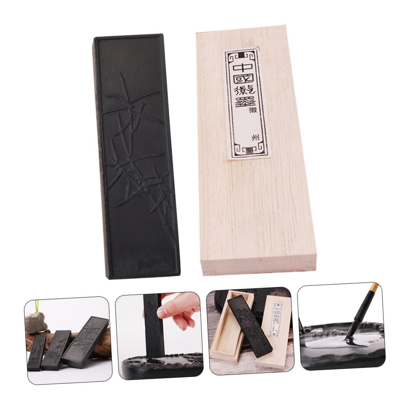TEHAUX 3ensembles Encre Chinoise Bloc Avec Boîte Pour Et Peinture Outil Pour Débutants Et Artistes