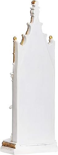 Miniatura 3 de Joseph's Studio by Roman - Figura LED con ventana de arco de Nuestra Señora de Gracia, colección Renacimiento, 11.75 pulgadas de alto, resina y