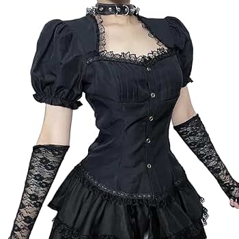 トップス goth/vintage frill l/s top 61KikxQ7xaL._SY350_QL65_.jpg