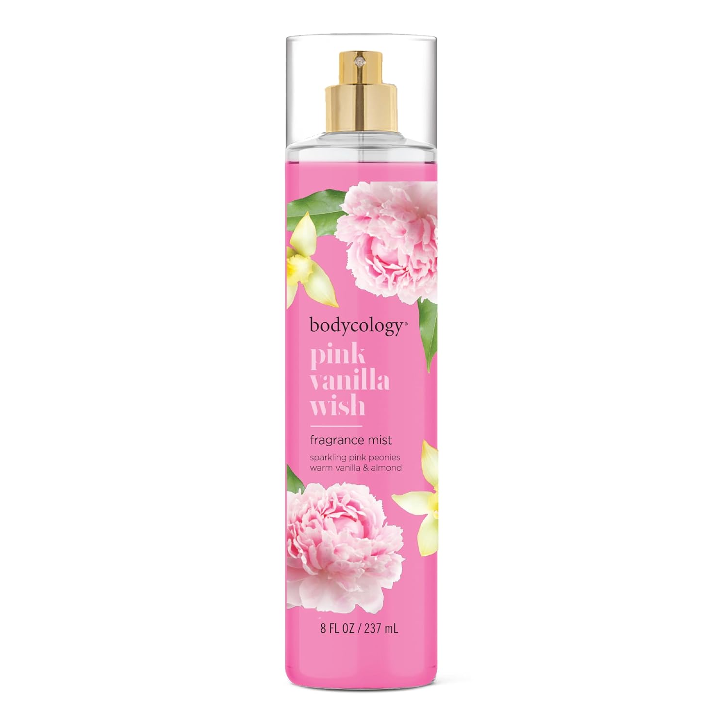 Bodycology Long-Lasting Fragrance Body Mist, Pink Vanilla Wish, 8 fl oz Bodycology Long-Lasting Fragrance Body Mist, Pink Vanilla Wish, 8 fl oz