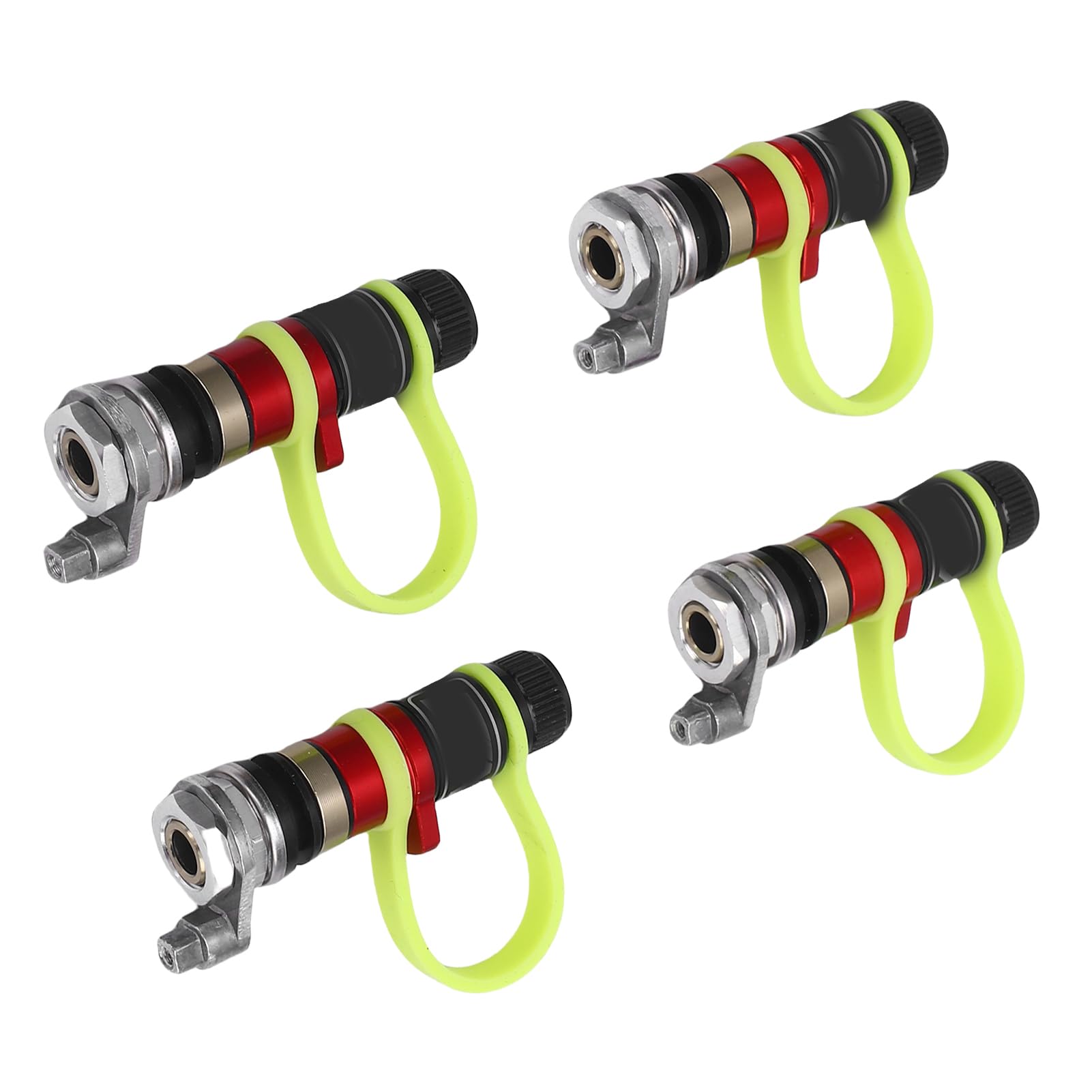 Cocoarm Kit de Desinflador de Neumáticos de 4 Piezas, Aleación de Aluminio, Desinfla Rápidamente Neumáticos de 10 a 30 PSI para Aventuras Todoterreno