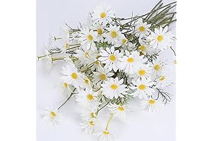 12 Bundles Artificial Flowers Daisy Flowers