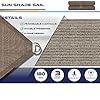 Windscreen4less 12' x 12' Sun Shade Sail Rectangle Outdoor Canopy Cover UV Block for Backyard Porch Pergola Deck Garden Patio (Brown) #3