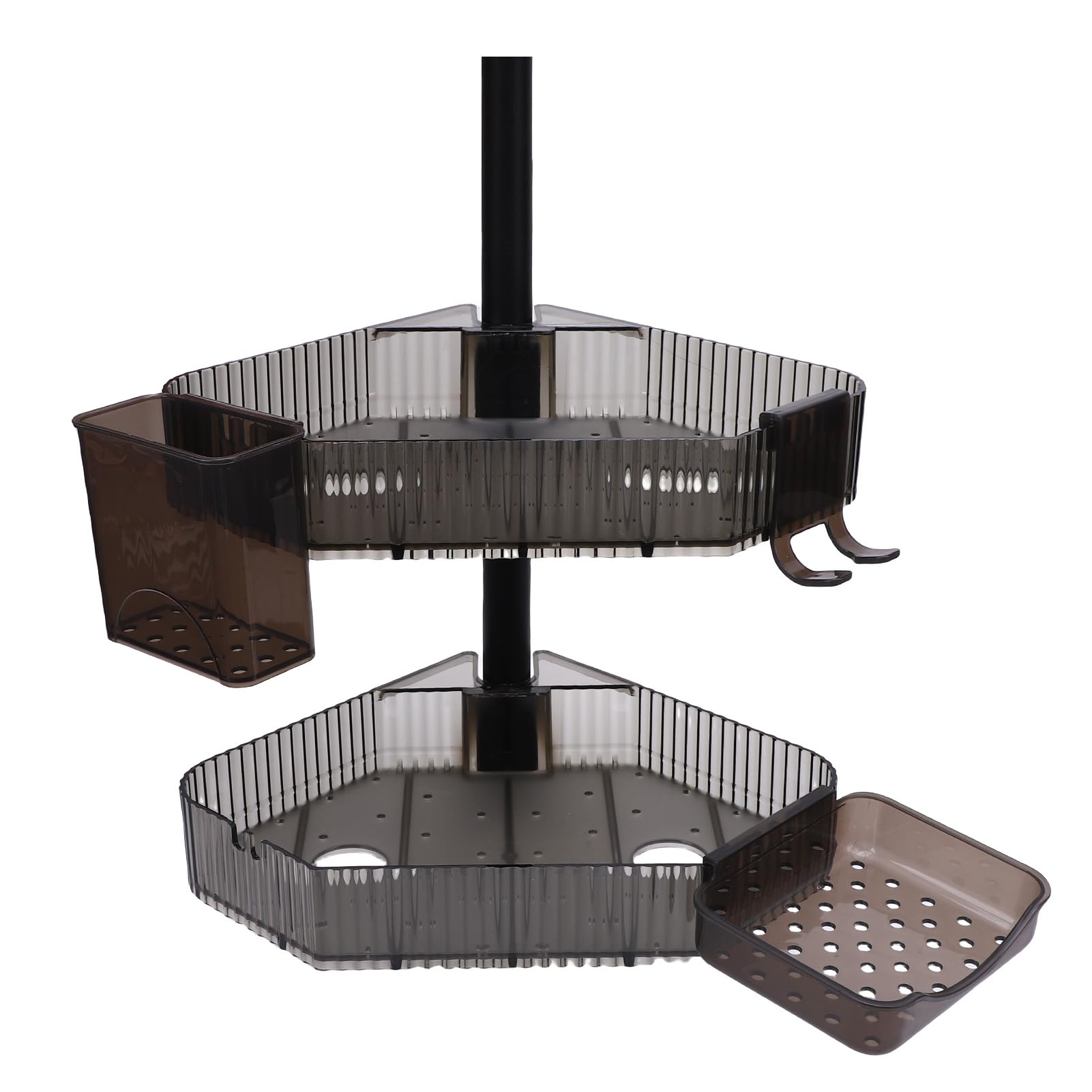 Support de douche d'angle avec drainage rapide Brrnoo pour un séchage efficace des flacons