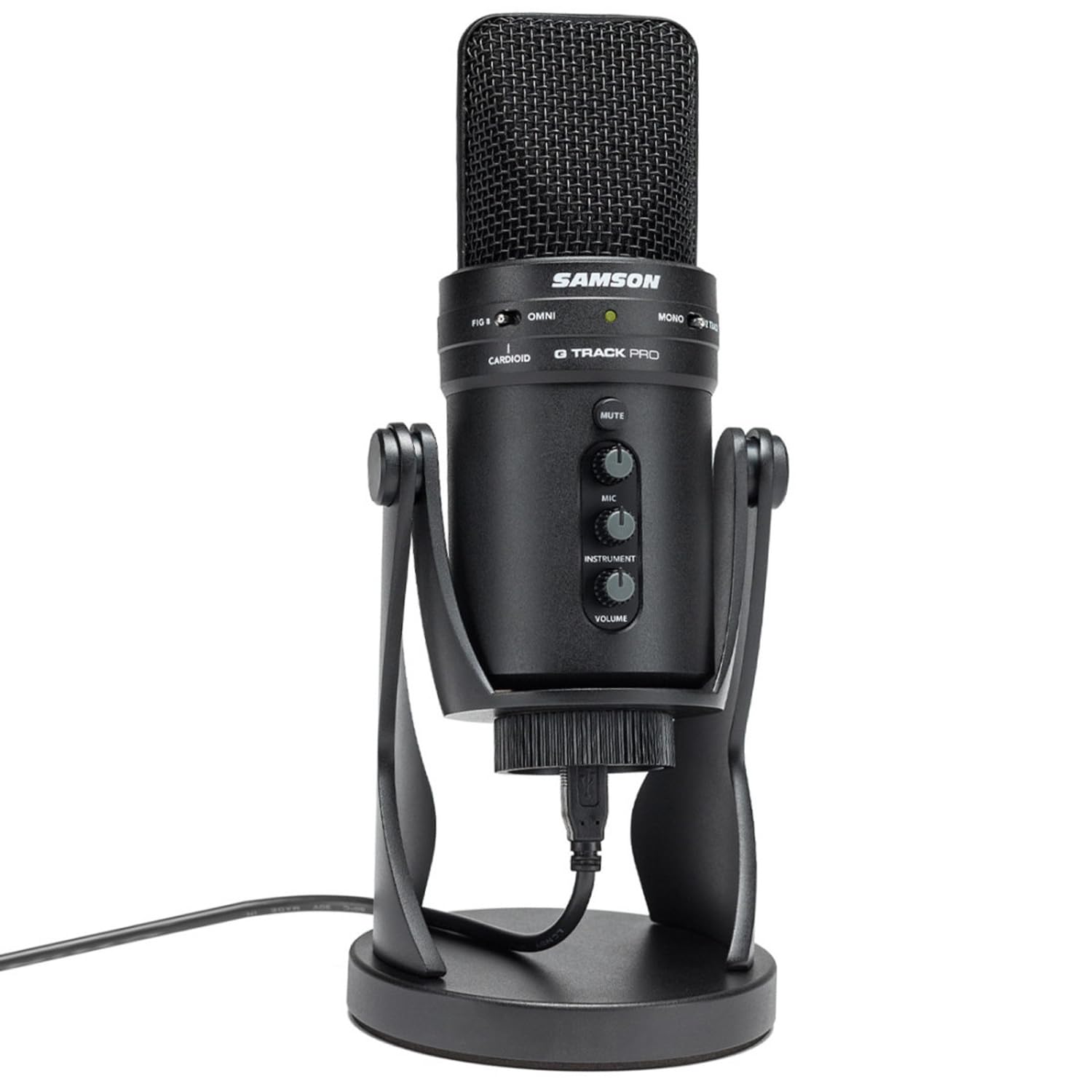 Samson G-Track Pro mikrofon USB z ramieniem mikrofonowym, biały