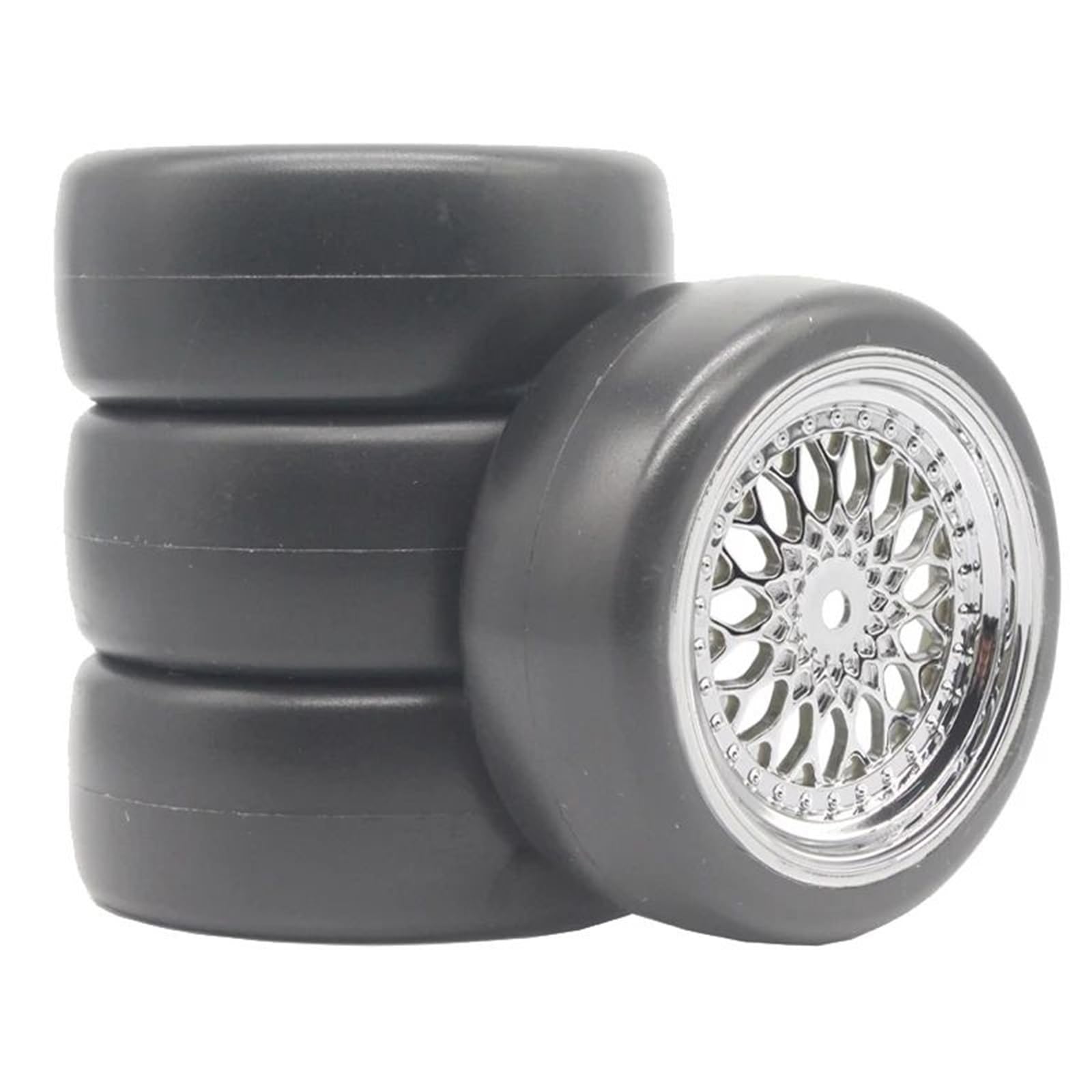Ruedas Neumáticos Deriva Suave para HSP 94123 D4 D3 1/10 RC Pieza