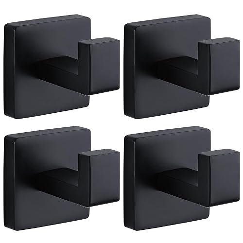 Towel Hooks for Bathrooms, Stainless Steel Robe Hooks Wall Mount