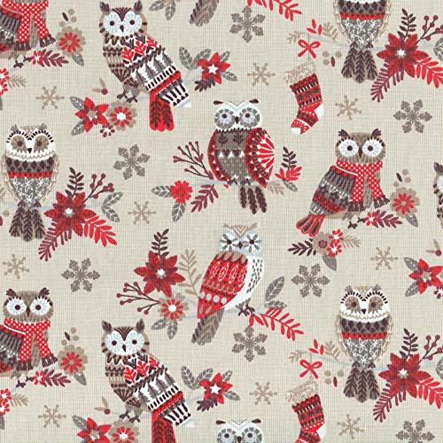 Textiles français Tessuto Stampato Natalizio - ‘I