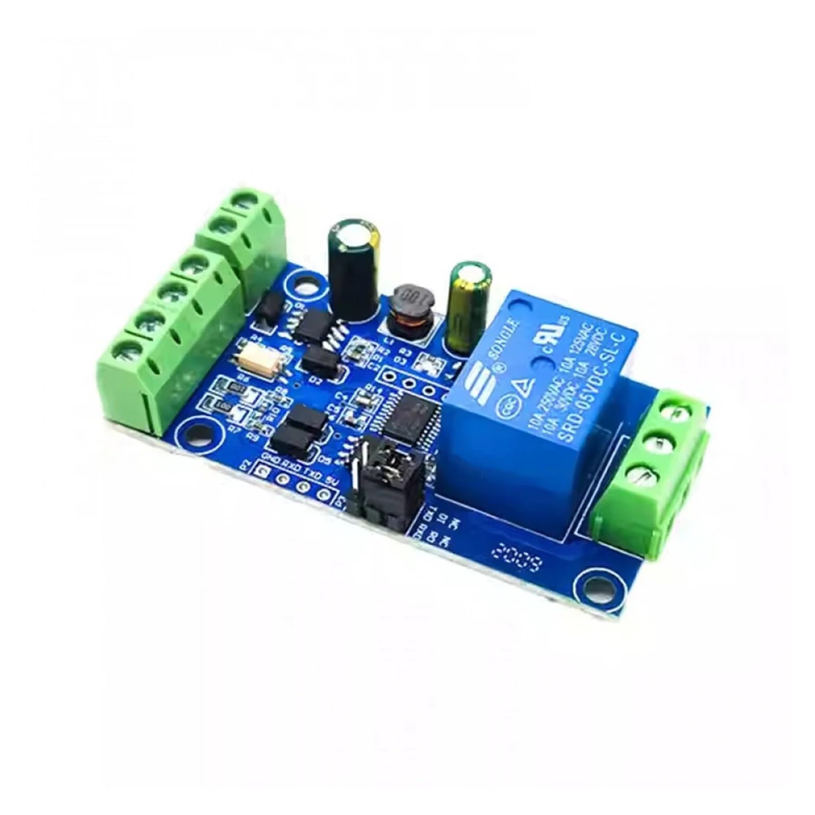 Modulo relè PLC Modulo relè Modbus RTU 1 canale Alimentazione DC7-24V RS485 TTL Uscita UART 485 Comunicazione TTL Pin Modbus-Rtu Anti-reverse