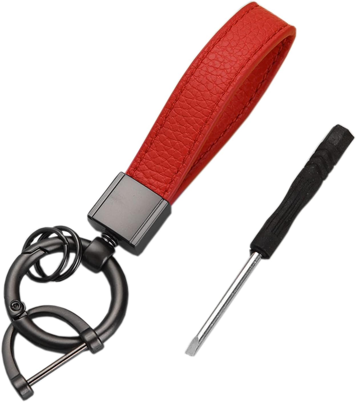 AIRIQI Leather Keychain Key Chains Women for Car Keys Car