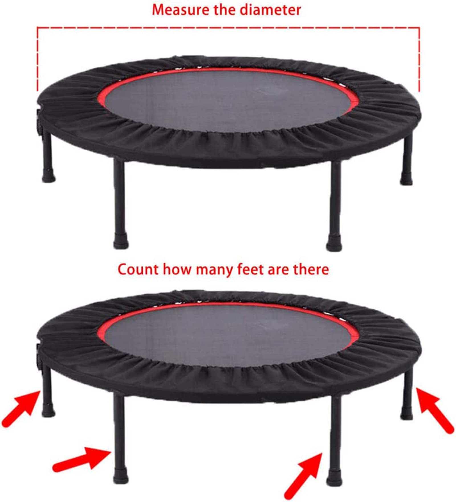 Molla Trampolino, Accessori Trampolino, Tappetino Sicurezza Ricambio Trampolino, coperture Molle in Tessuto Oxford Trampolino, Protezioni Bordi Sicurezza antistrappo telai Rotondi, Accessori trampoli