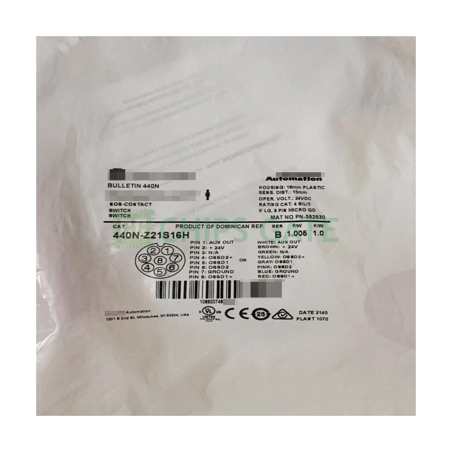 in Stock New 440N-Z21S16H 440NZ21S16H Switch with Box