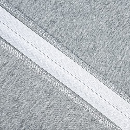 Angqi Pregnancy Pillow Cover Case - U Shaped Pillowcase – Fit 65" X 31" U Shape Pillows - Total Body/Maternity Pillow Replacement Cover - Stretch Jersey Knit Cotton - Gray #TOP3