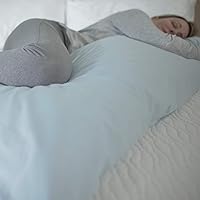 Vista 8 de MyPillow Giza Dreams - Juego de fundas de almohada 100% algodón de gran tamaño [Queen, azul lago]