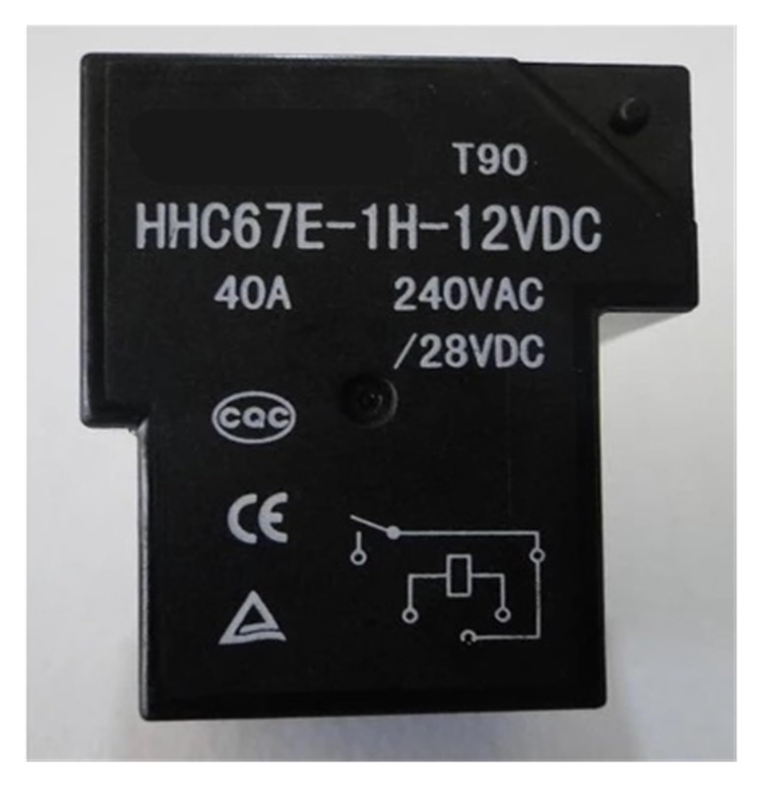 Relais HHC67E-1H-24VDC 30A de haute précision mécanique à 4 broches