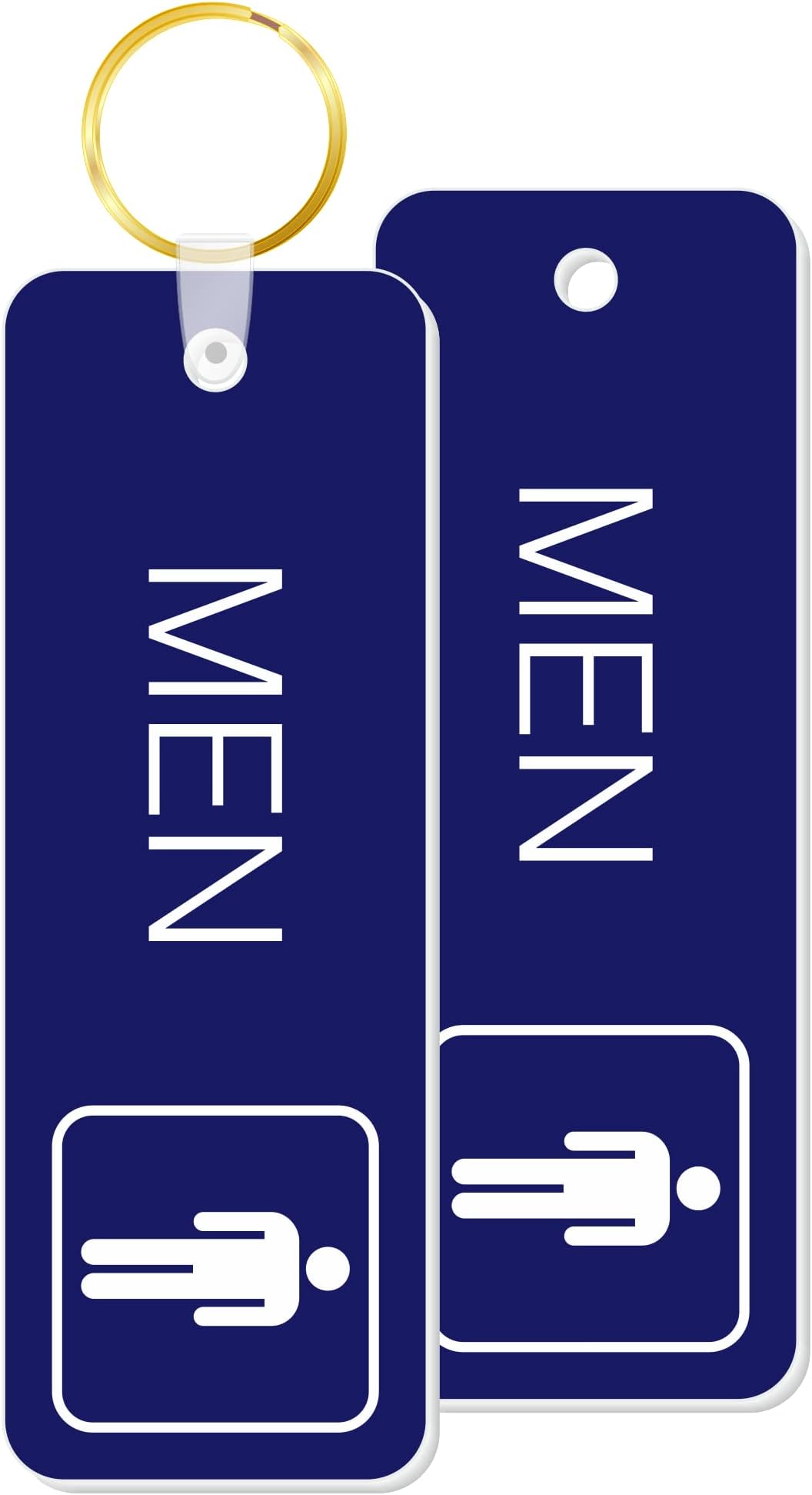 Amazon.com : 2 Pack - Restroom Pass Keychains (1 Men / 1 Women ...