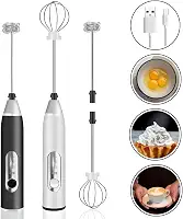 Mini Misturador Portátil para Bebidas, Batedor de Leite, Espumador, USB Recarregável, Cozinha