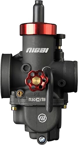 Miniatura 2 de NIBBI Carburador original de alto rendimiento modificado de velocidad PE30 mm de chorro principal de ajuste lento, motocicleta, scooter, ATV, Dirt