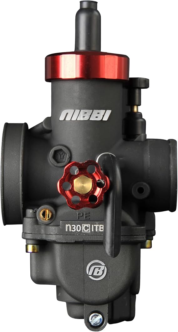 NIBBI Replacement Orginal High Performance Speed Modified Carburetor PE30MM Main jet Slow jet Fit Motorcycle Scooter Atv Dirt bike 180CC-300CC Honda Yamaha Suzuki Kawasaki CG GY6 Engine
