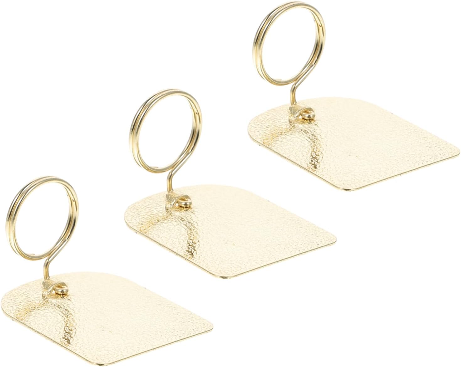Metal Price Tag Holder Clamp 3pcs Supermarket Price Label Clip for Bakery and Retail Shelves