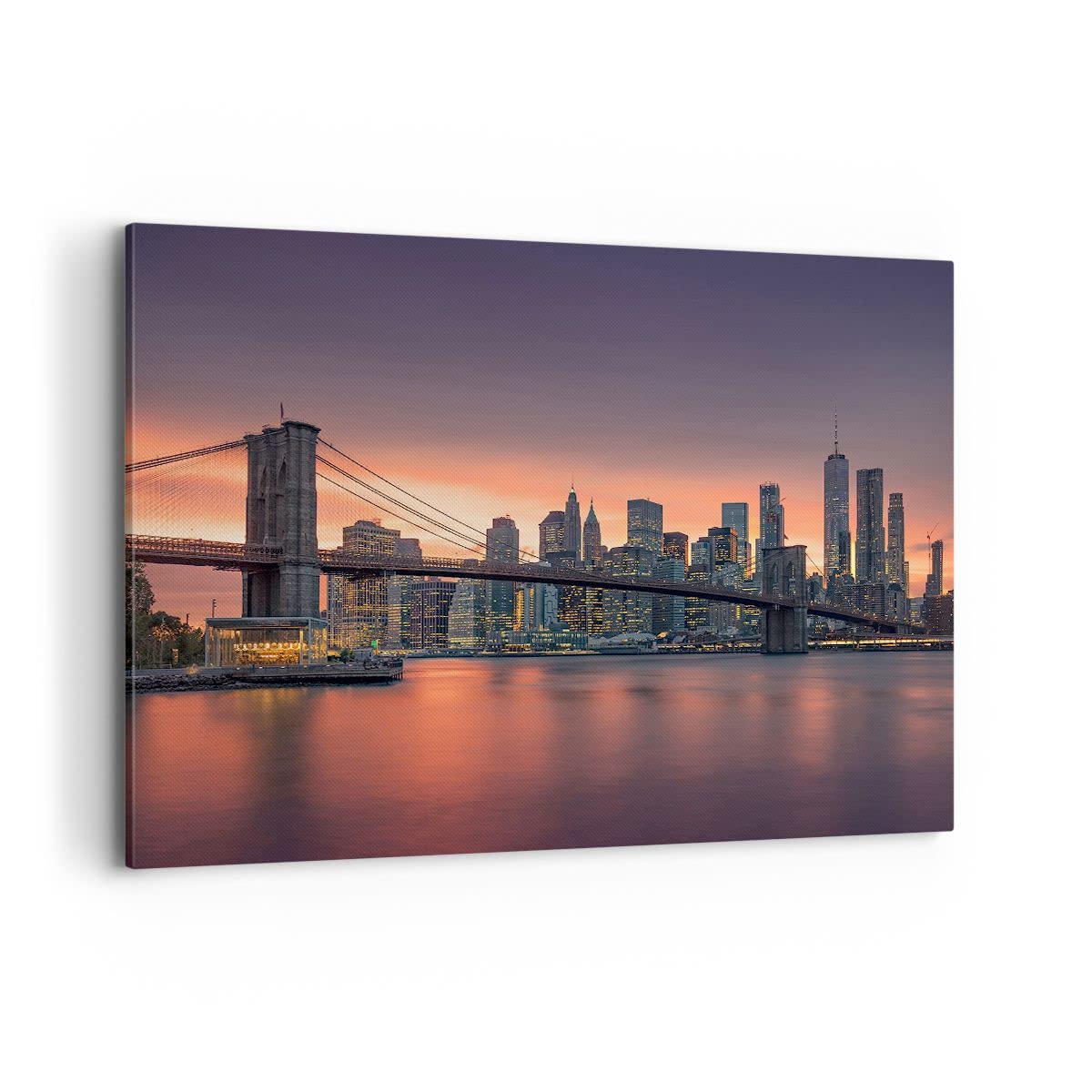 ARTTOR Tableau Décoratif sur Toile 120x80 cm Architecture Villes - 4048