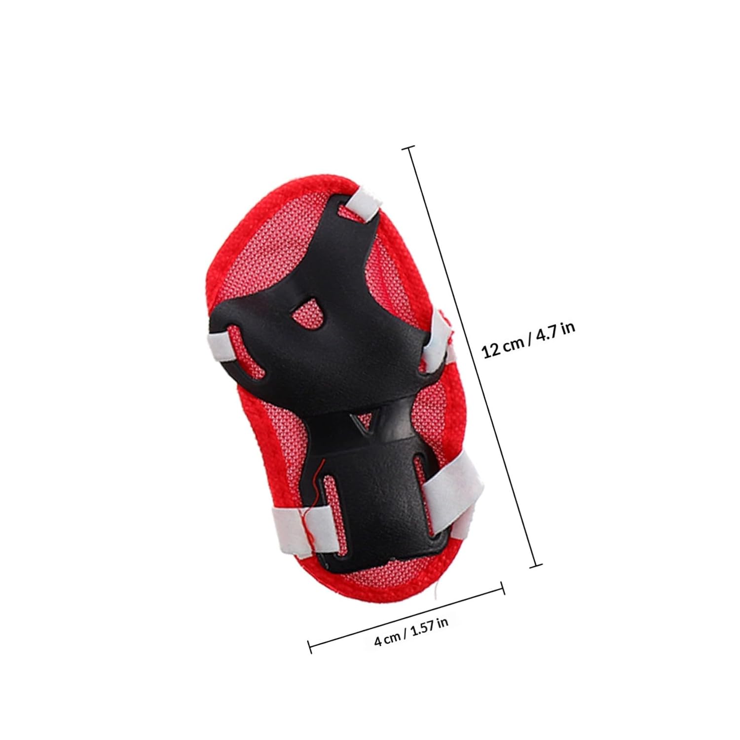 Sports Protector Gear, 2 Sets, Mesh Cloth Plastic Sponge, Red | Hand, Knee, and Elbow Pads, Maximum Protection, Stylish Look, for Roller Skating and Outdoor Sports