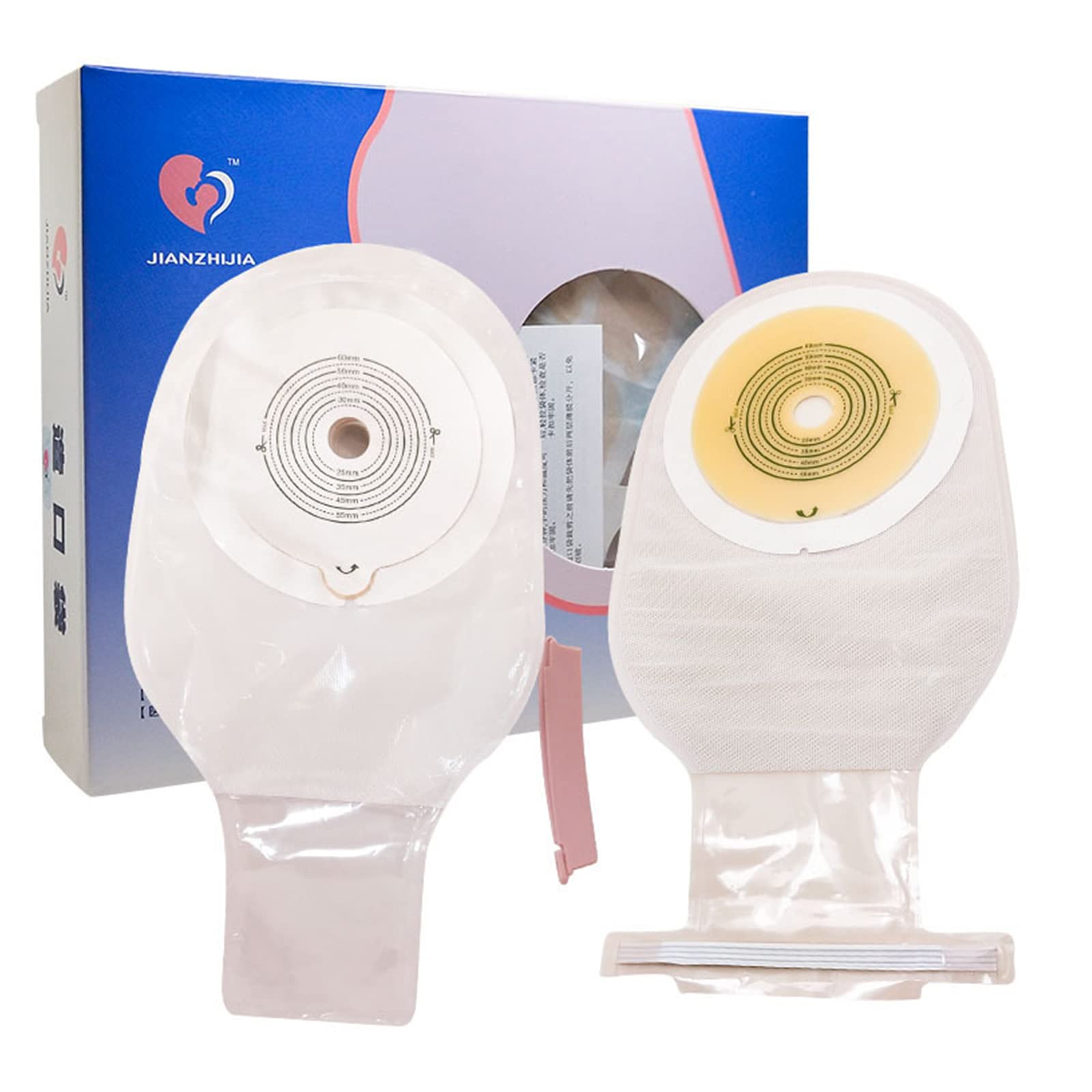 Buy 10 pack Disposable Drainable Colostomy/Ostomy Bags/Drain Pouches