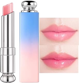 Tinted Lip Balm Moisturizing Lip Gloss Colour Changing Lip Balm, Long lasting Natural Moisturizing Lip Oil Pink Lip Balm, Natural Lip Protection.Non-Stick Lipstick for Lip Repair (#115)