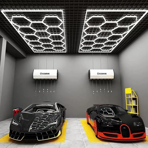 XAEIOW Hexagon LED Garage Lights, view 2