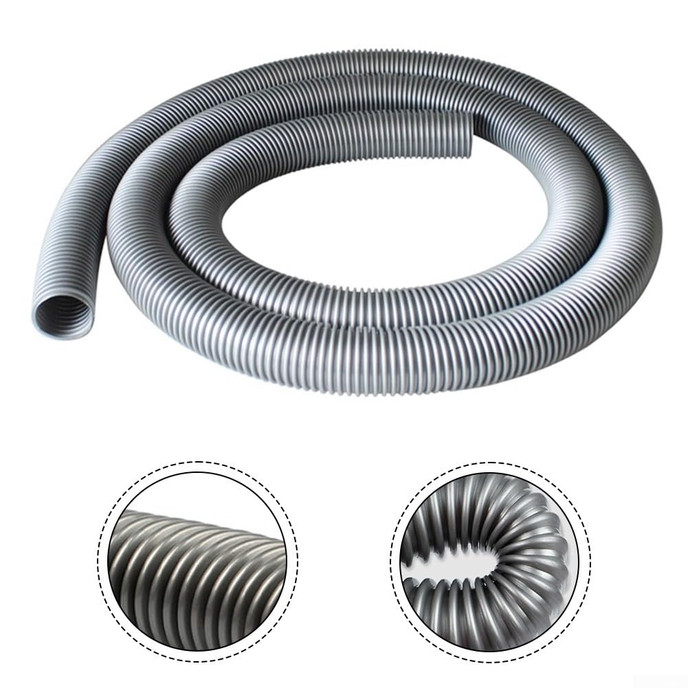 Manguera flexible para aspiradora PATIKIL EVA, manguera de recogida de polvo gris, para aspiradora industrial