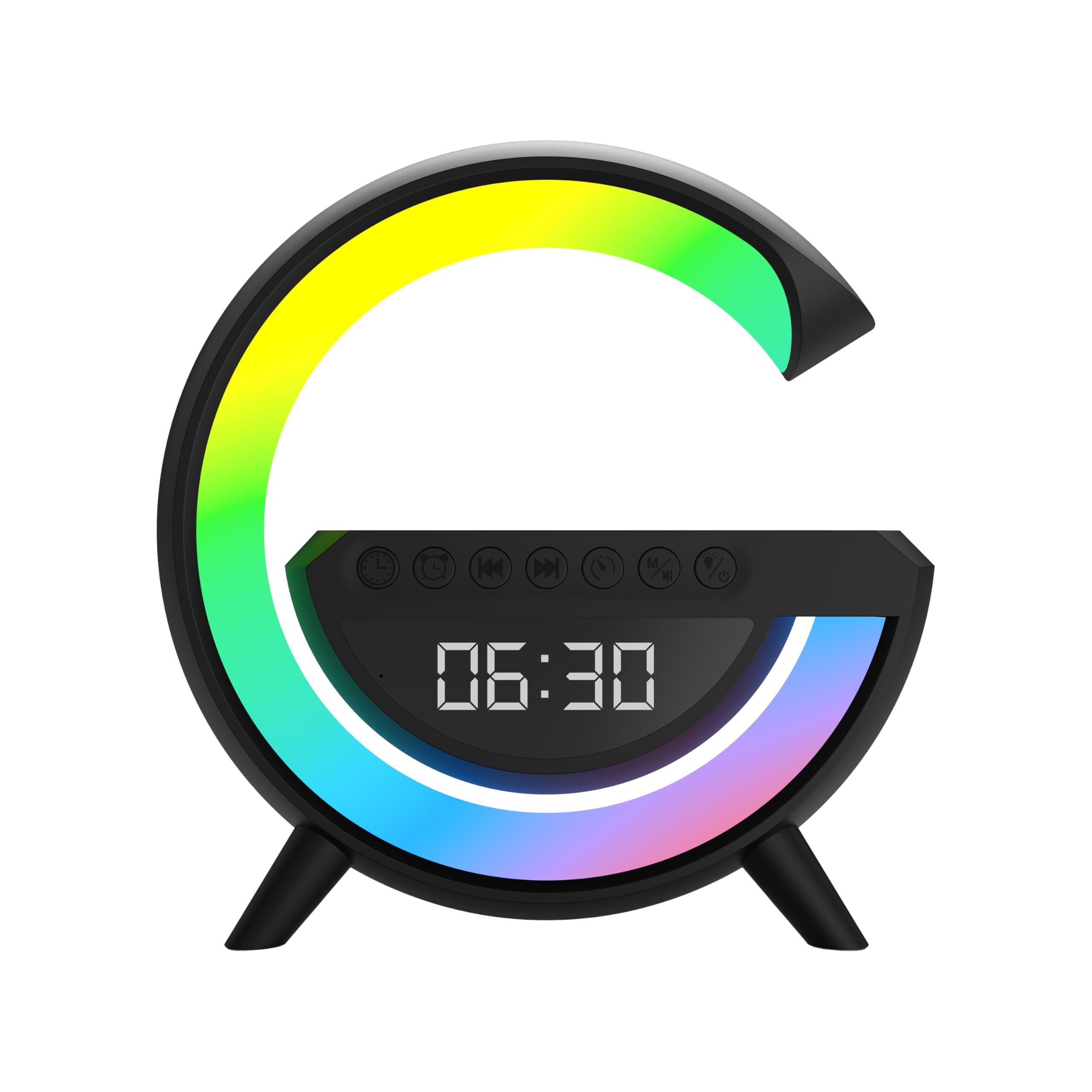 RED5 Illumina la sveglia di ricarica senza fili Bluetooth TWS Speaker Bacino da comodino