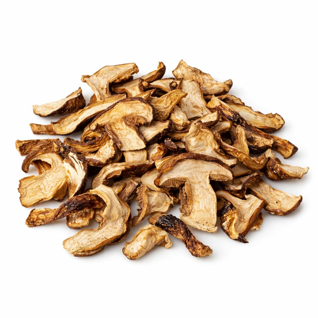 Funghi Porcini Secchi 250 g Amico Bosco – Boletus Edulis Selezionati – Funghi Essiccati Naturali Ideali per Risotto, Pasta, Sughi e Ricette Gourmet - Qualità Speciali