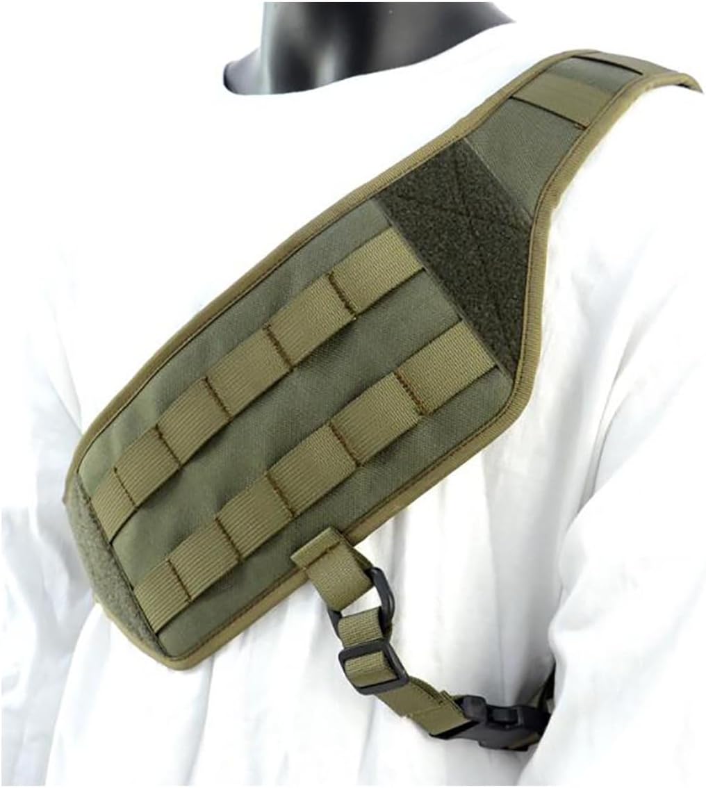 Tactical MOLLE Chest Platform Universal Chest Mounting Harness Adjustable Concealed Carry Fit Left & Right Shoulder
